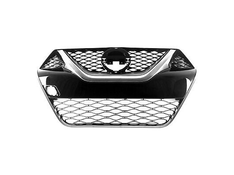 Решітка радіатора Nissan Maxima A36 15-18 (Тайвань) чорний глянець / хром 623104RA0A