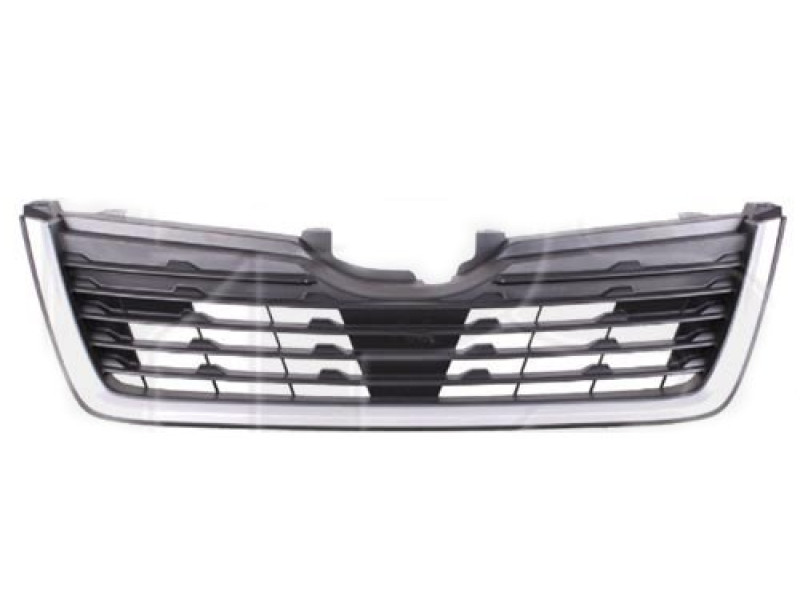 Решітка радіатора Subaru Forester SK 19- (Тайвань) чорний мат, молдинг темно-сірий глянець