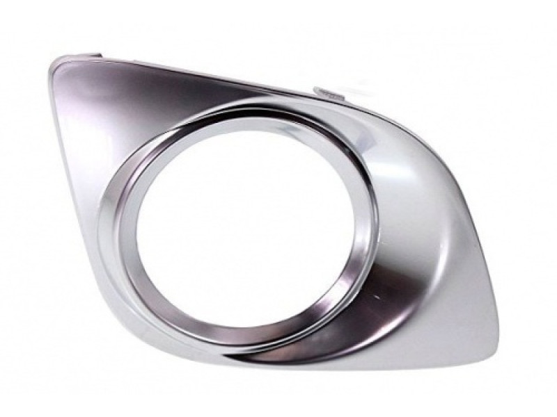 Решітка бампера права Toyota Venza 09-12 сірий металік (Тайвань Tempest) 521270T010