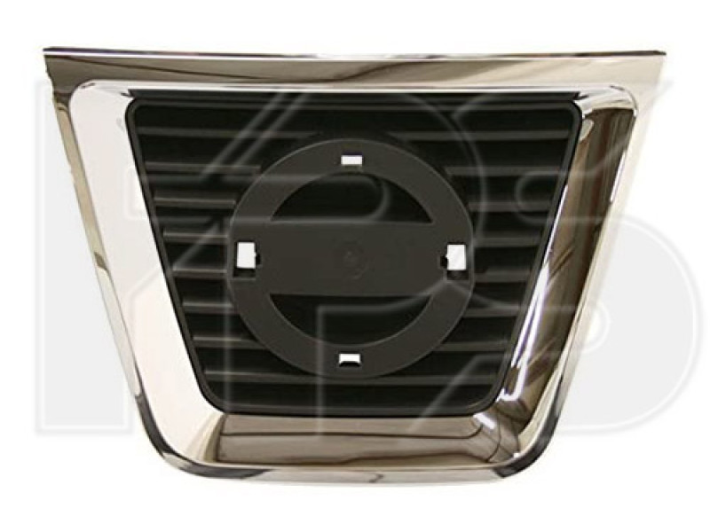 Решітка радіатора Nissan Rogue 07-11 чорна/хром (Тайвань)