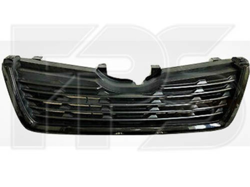 Решітка радіатора Subaru Forester SK 19- (Тайвань) чорний мат / молдинг чорний глянець