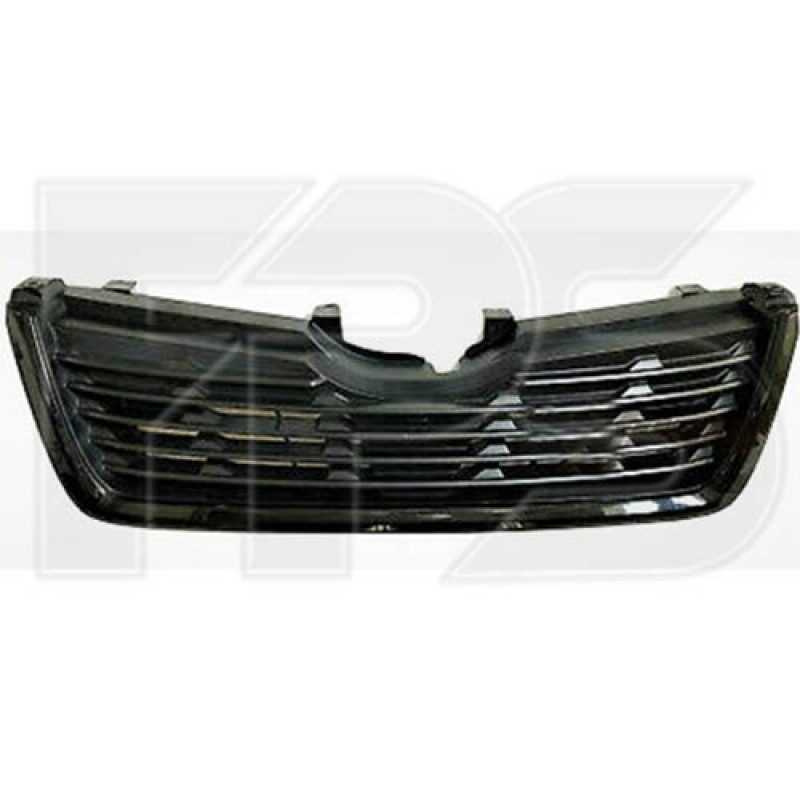 Решітка радіатора Subaru Forester SK 19- (Тайвань) чорний мат / молдинг чорний глянець