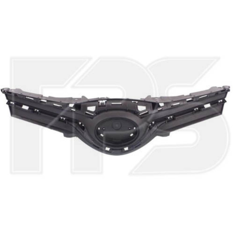 Решітка радіатора Toyota Yaris 14-17 без молдинга, без накладки (Тайвань)