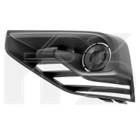 Решітка переднього бампера ліва Nissan Pathfinder R52 17- без отвора (Тайвань)