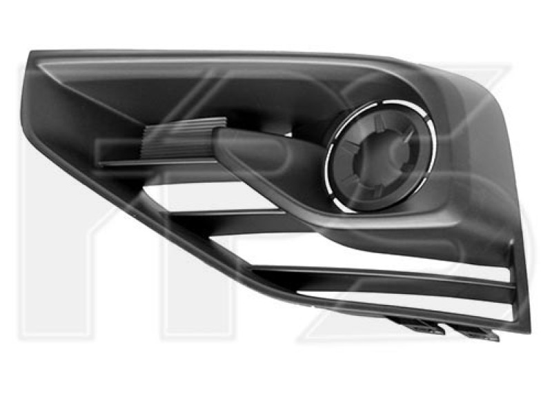 Решітка переднього бампера ліва Nissan Pathfinder R52 17- без отвора (Тайвань)