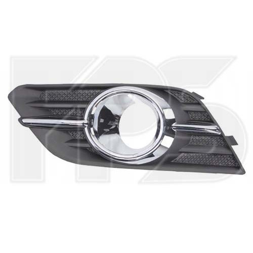 Решітка переднього бампера ліва Opel Mokka, Buick Encore 2012-2016 з отвором хром (Тайвань)
