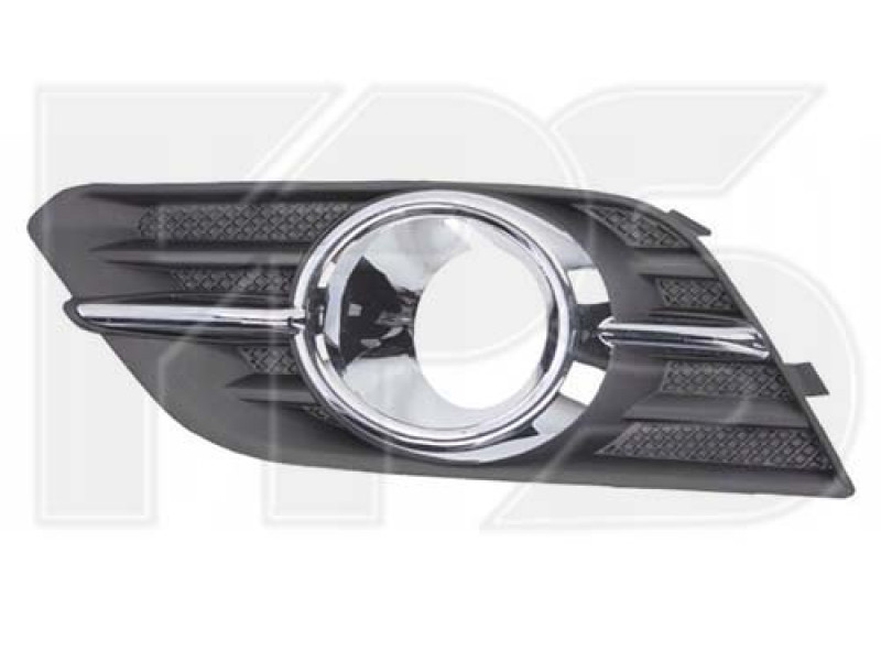 Решітка переднього бампера права Opel Mokka, Buick Encore 12-16 з отвором хром (Тайвань)