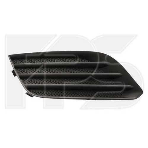 Решітка переднього бампера права Opel Mokka, Buick Encore 2012-2016 без отвора, чорна (Тайвань)