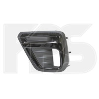 Решітка переднього бампера ліва Subaru Forester SK 19- Sport, з отвором, чорний мат / чорний глянець (Тайвань)