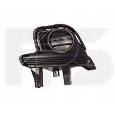 Решітка переднього бампера ліва Toyota Highlander 13-16 (Тайвань) без отвора, без DRL