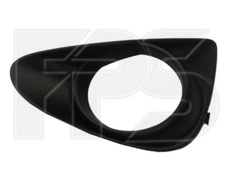 Решітка переднього бампера ліва Toyota Yaris 11-14 з отвором (Тайвань)