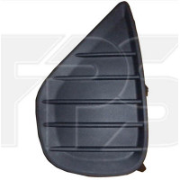 Решітка переднього бампера ліва Toyota Yaris 14-17 без отворів (Тайвань)