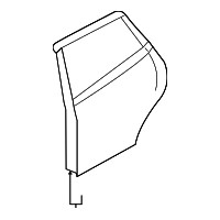 Двері задні праві Nissan Kicks 2016- (Китай)