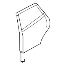 Двері задні праві Nissan Kicks 2016- (Китай)