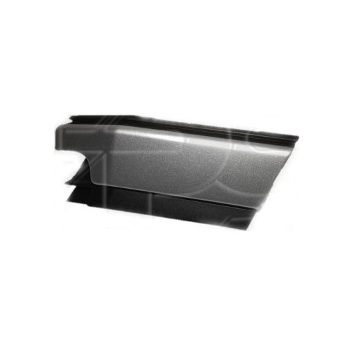Заглушка гака переднього бампера ліва в решітку Toyota Highlander 2016-2019 (Тайвань) сірий металік