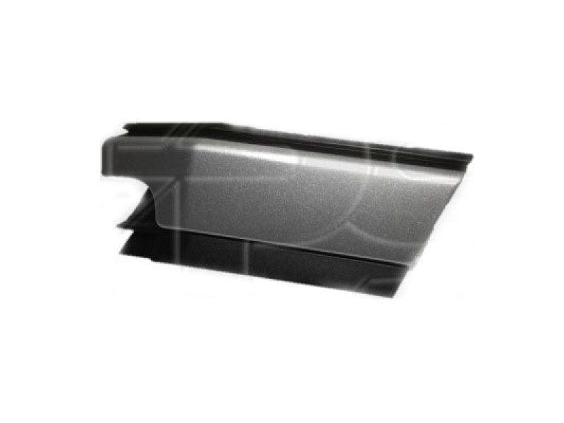 Заглушка гака переднього бампера ліва в решітку Toyota Highlander 16-19 (Тайвань) сірий металік