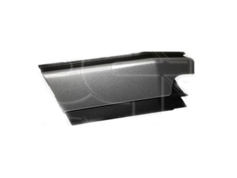 Заглушка гака переднього бампера права в решітку Toyota Highlander 16-19 (Тайвань) сірий металік