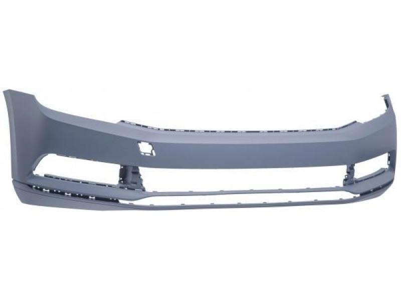 Бампер передній без отворів під парктронік VW Passat B8 2015- Тайвань 3G0807217GRU