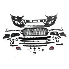 Бампер передній з решітками (комплект) Audi RS4 B9 2016-2019 Китай 