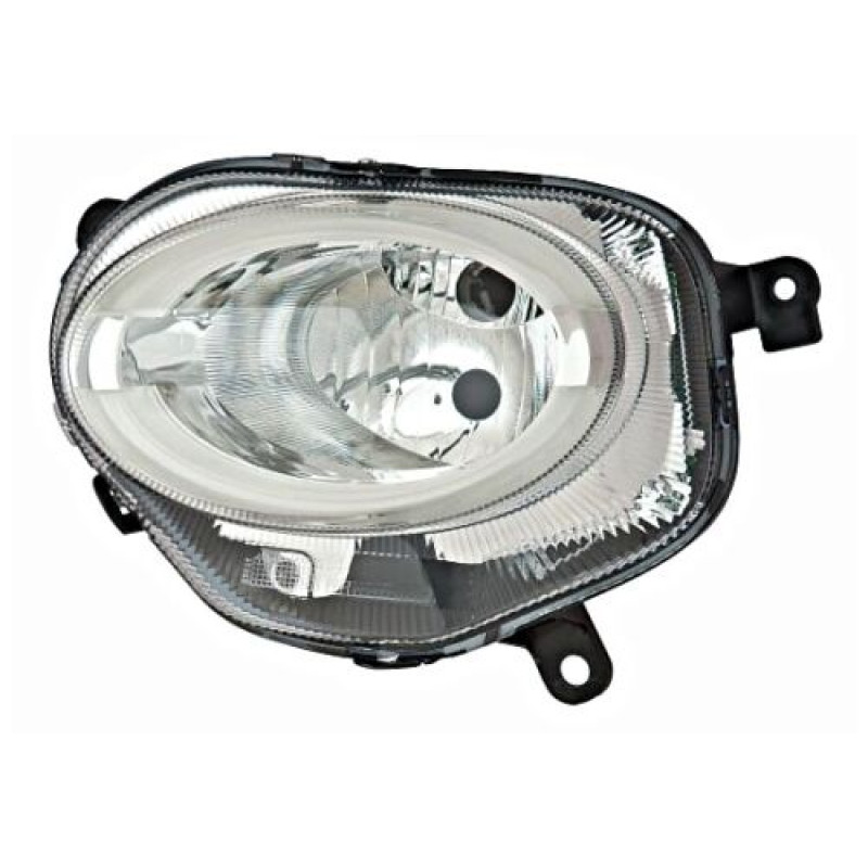 Фара передня нижня ліва Fiat 500 15- (Depo) LED, галоген 52007767