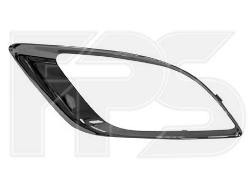 Хром молдинг решітки бампера лівий Dodge Durango 14- (Тайвань) накладка