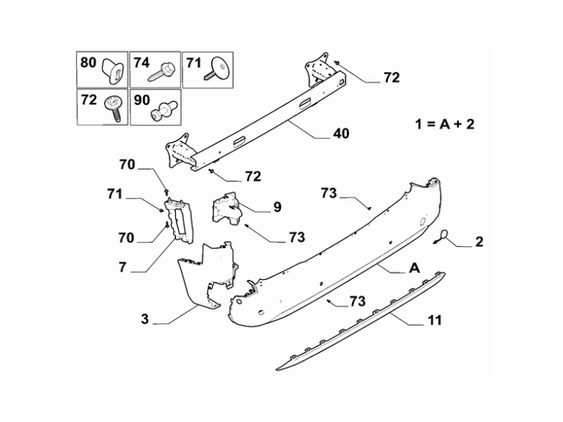 Кріплення кута заднього бампера праве (КБ) Citroen Berlingo 18-, Peugeot Partner III, Rifter, Toyota Proace City , Combo E, Doblo III | 9816808780