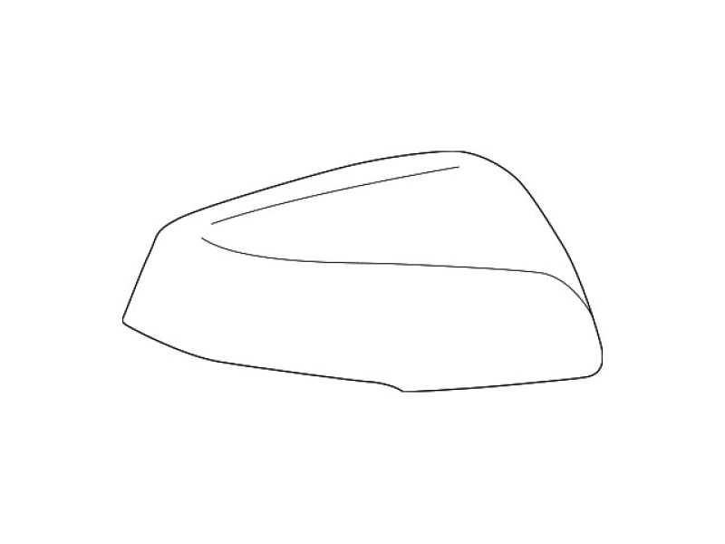 Кришка дзеркала права під фарбування Toyota RAV4 2019- (Тайвань)