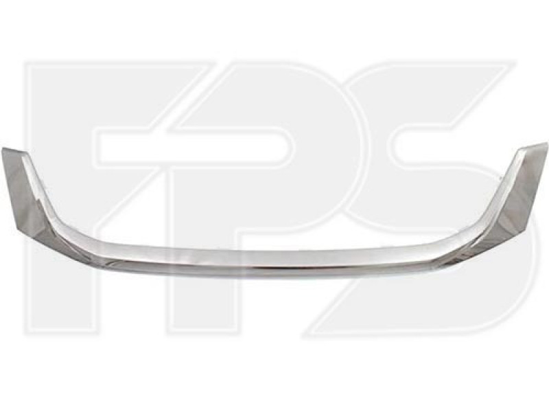 Молдинг решітки радіатора нижній Honda Accord 9 Coupe 13 -15 (FPS) хром