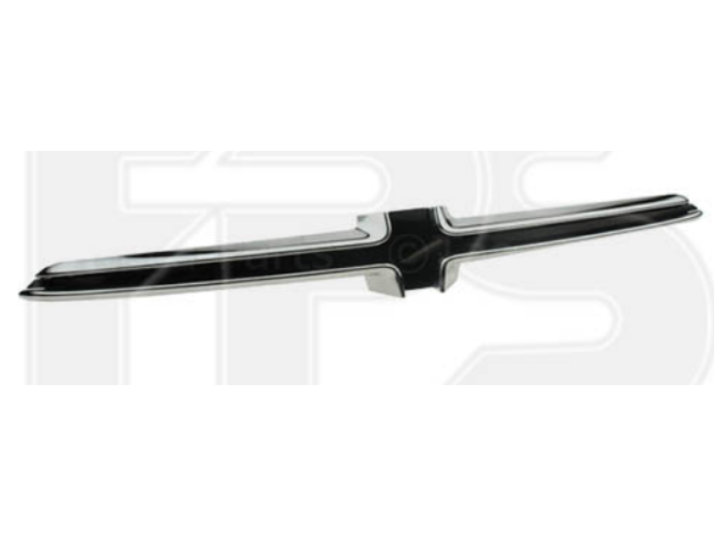 Решітка радіатора внутрішня Dodge Dart 12-16 (Тайвань) хрест, хром-чорна