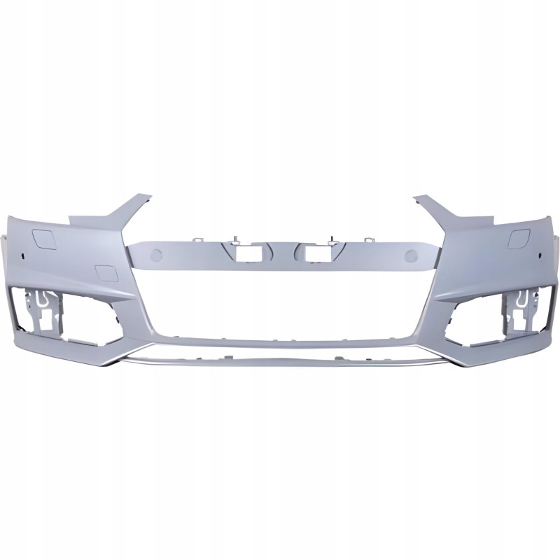 Бампер передній з отворами під парктронік та омивач Audi A4 B9 2016-2019 S-Line Тайвань 8W0807065KGRU