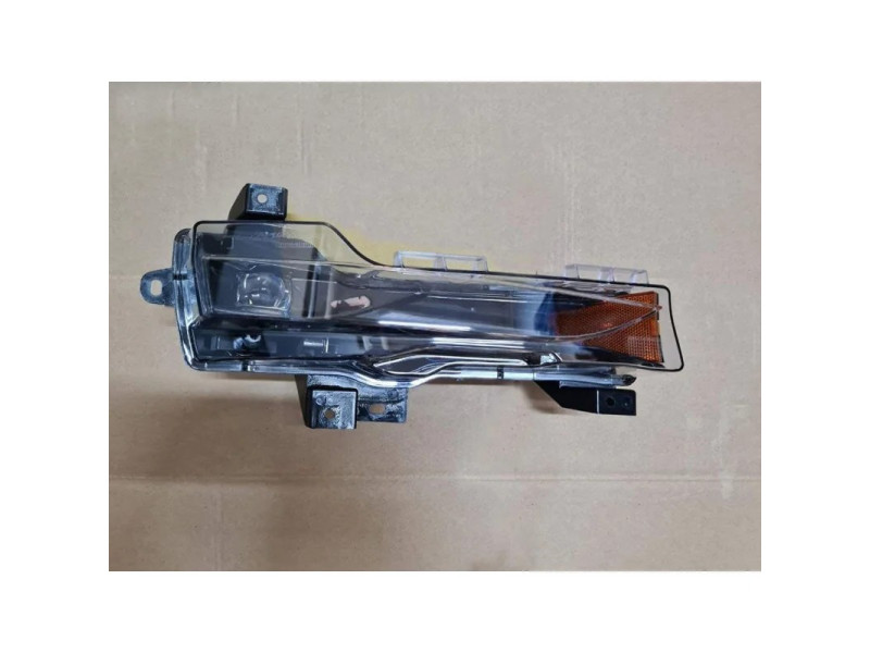 Протитуманна фара права Tesla Model 3 2017-2023 USA (Китай) жовта вставка, під лампу LED