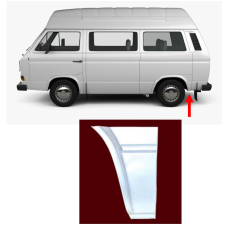 Ремчастина заднього крила ліва VW Transporter T3 80-91 (KH)
