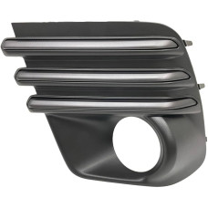 Решітка переднього бампера ліва Subaru Forester SK 21- (Тайвань) чорний мат, сірий металік