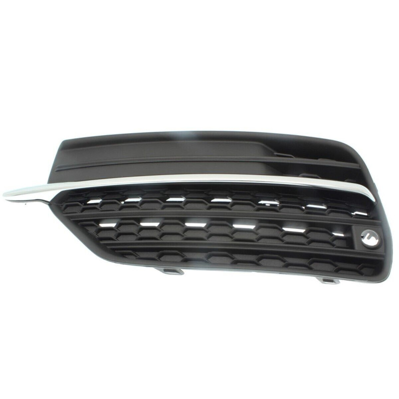 Решітка переднього бампера ліва Volvo XC90 15-19 (Тайвань) з отв. під п/тронік, один молдинг 313830440