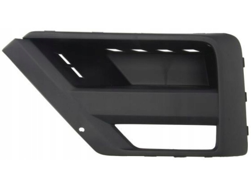 Решітка переднього бампера ліва VW Crafter 2 16-, MAN TGE 17- (Тайвань) з отв. під птф 7C0853665A9B9