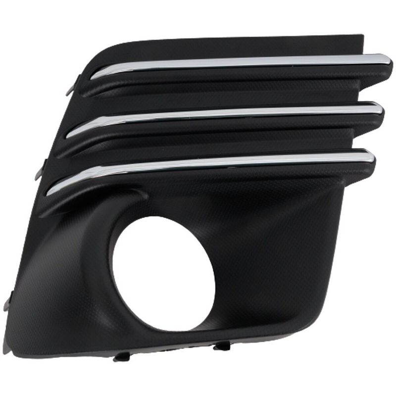 Решітка переднього бампера права Subaru Forester SK 21- (Тайвань) чорний мат, хром