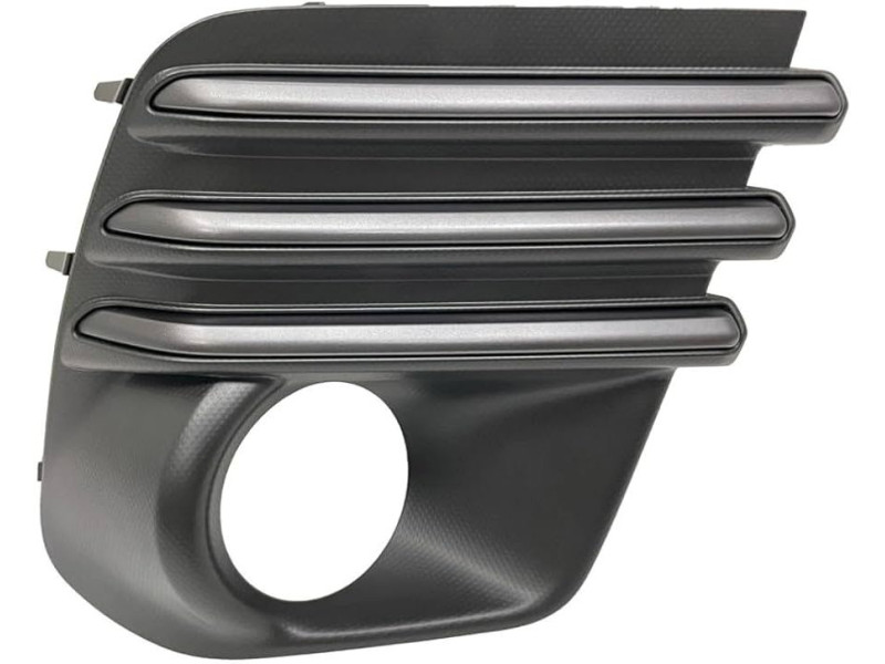 Решітка переднього бампера права Subaru Forester SK 21- (Тайвань) чорний мат, сірий металік