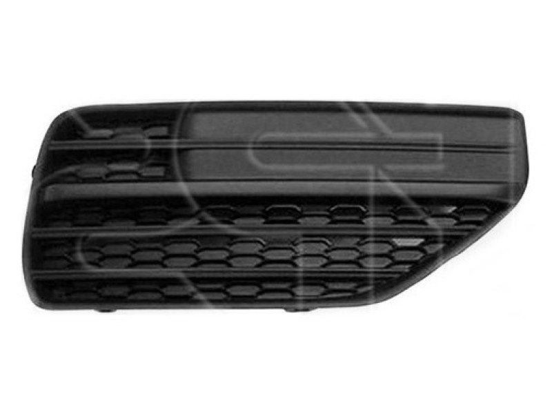 Решітка переднього бампера права Volvo XC90 15-19 (Тайвань) без отв. під п/тронік, чорна