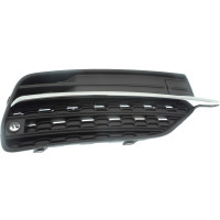 Решітка переднього бампера права Volvo XC90 15-19 (Тайвань) з отв. під п/тронік, один молдинг 313830457