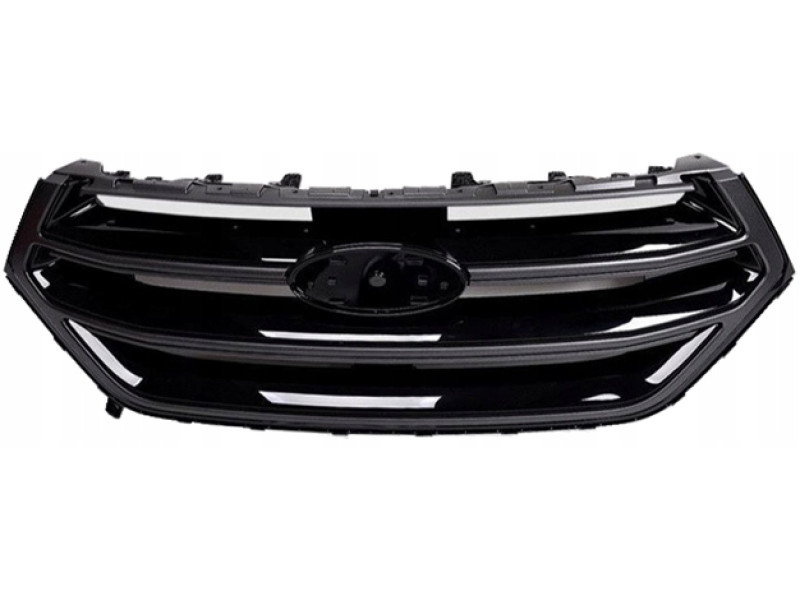 Решітка радіатора Ford Edge Sport 15-18 (Signeda) чорна, з отв. під камеру FT4Z8200DA