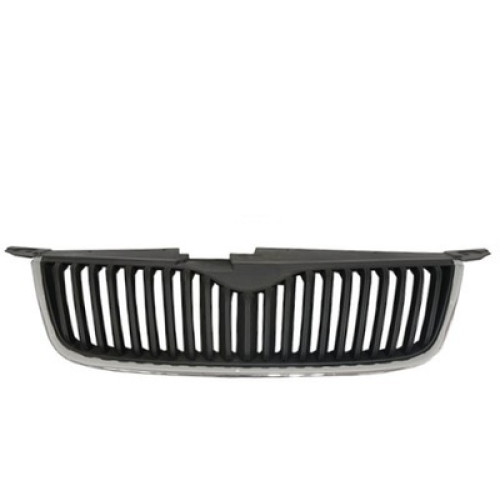 Решітка радіатора Skoda Yeti 2009-2014 (Тайвань) з хромом 5L08536689B9