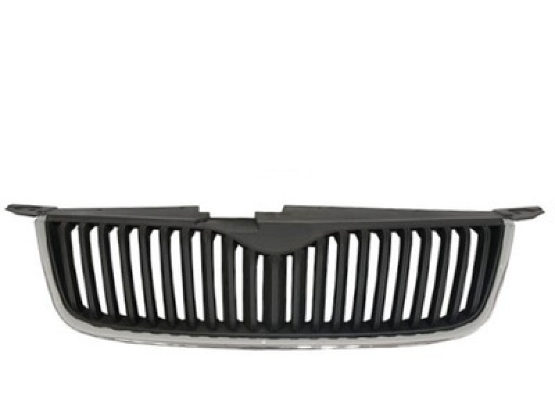 Решітка радіатора Skoda Yeti 09-14 (Тайвань) з хромом 5L08536689B9