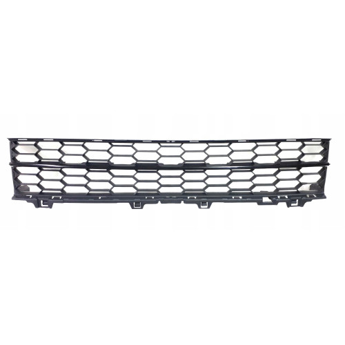 Решітка переднього бампера середня Skoda Superb 3V 2015-2019 (Тайвань) чорна 3V0853677