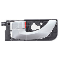 Внутрішня ручка задніх дверей ліва Hyundai Sonata NF 2005-2008 (Китай) сірий металік