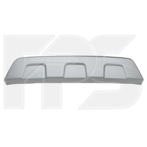Спойлер заднього бампера Ford Ecosport 2017-2022 (Тайвань) сірий , текстура