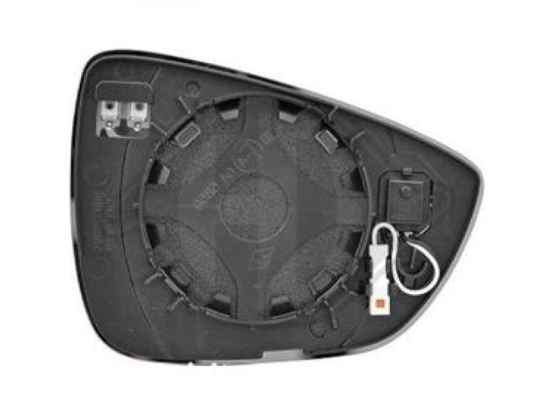 Вкладиш дзеркала лівий з обігрівом і датчиком сліпої зони Ford Focus 4 2018- (Тайвань) JX7B-17K741-KA