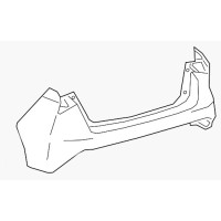 Задній бампер без отв. під п/тронік Toyota Prius XW50 2019- Тайвань