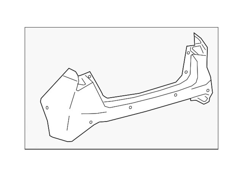 Бампер задній з отворами під парктронік Toyota Prius XW50 2019- (Тайвань) 5215947929