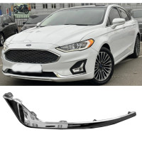 Накладка переднього бампера ліва Ford Fusion/Mondeo 19- (Китай) молдинг хром KS7Z15266AB