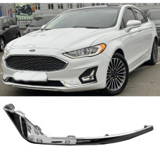 Накладка переднього бампера ліва Ford Fusion/Mondeo 19- (Китай) молдинг хром KS7Z15266AB